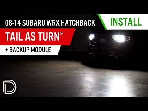Tail as Turn® + Backup Module for 2008-2014 Subaru WRX Hatchback