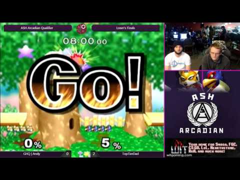 TopTierDad (Fox) vs GHQ | Andy (Falco) - ASH Arcadian Qualifier Melee Loser's Finals