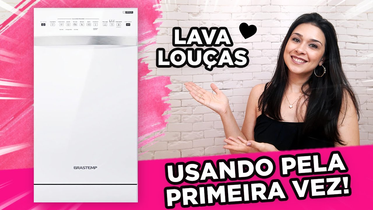 Usando pela Primeira vez! Lava Louças Brastemp!