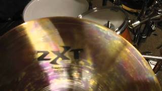 Video thumbnail for HD VIDEO 10" Zildjian ZXT Trashformer trash crash splash cymbal by SIC MIC