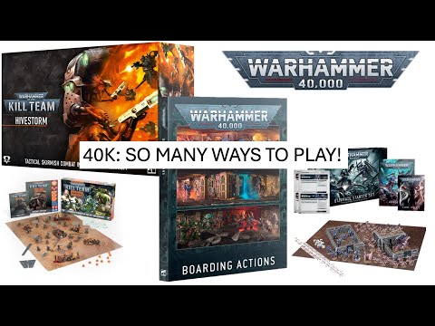 40K Game Modes - So Many Ways to Play!!