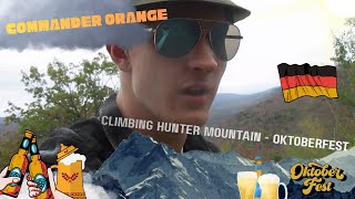 Hiking a Black Diamond Ski Trail! (Hunter Mountain Oktoberfest, NY)