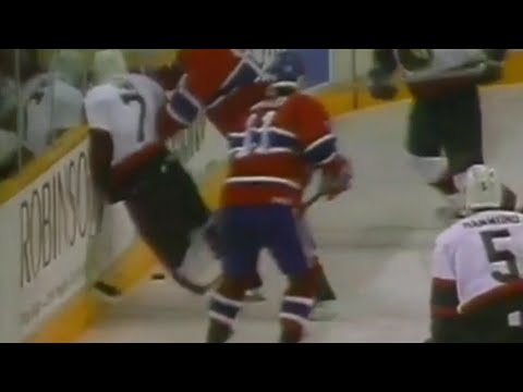Canadiens - Senators rough stuff 10/8/92