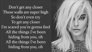 Bebe Rexha ~ Don&#39;t Get Any Closer ~ Lyrics