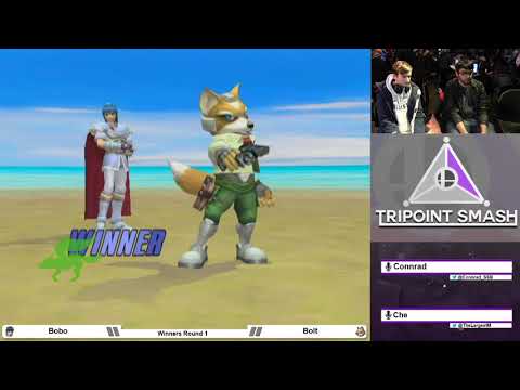 Bobo (Marth) vs Bolt (Fox) - Tripoint Smash 100 Winners Round 1