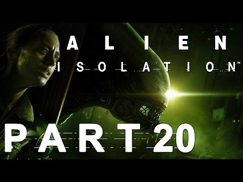Let's play Alien Isolation German - part 20: Flucht aus dem Inferno