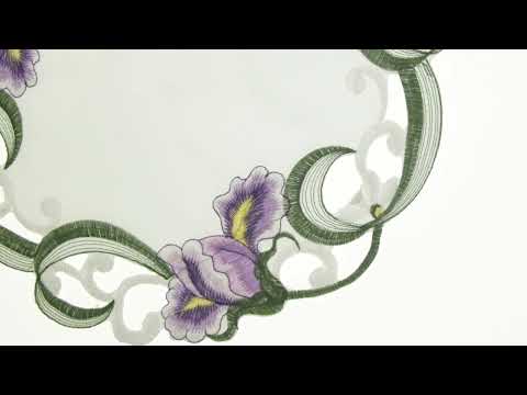 Нежная салфетка Ирис 30*30 круглая IR