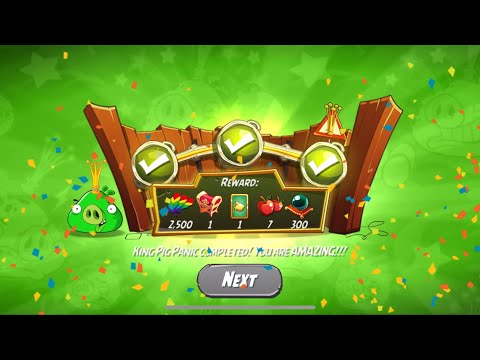 Angry Birds 2 King Pig Panic Today| How to beat king Pig Panic Today #310524