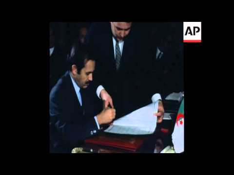 SYND 07/01/1970 ALGERIA AND TUNISIA SIGN AGREEMENT