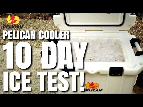 Pelican Cooler 10 Day Ice Test Challenge - ProGear Elite 35 Model