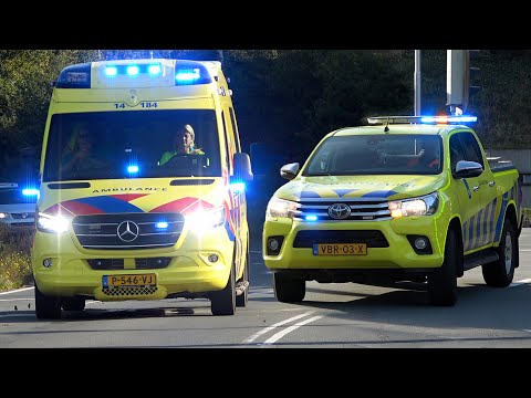 Dienst Speciale Interventies, Rijkswaterstaat & Ambulances met spoed in Huizen & Hilversum