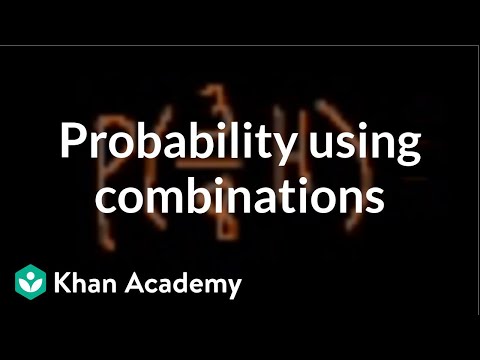 Probability Using Combinations