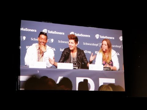 Robin Stjernberg - preparing for the big show (Eurovision Song Contest 2013)