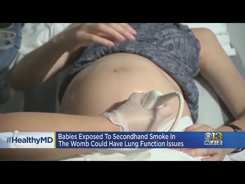 Healthwatch: Babies Exposed To Secondhand Smoke In The Womb Could Have Lung Function Issue