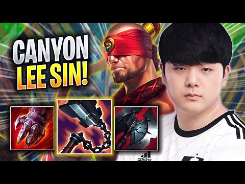 CANYON IS READY TO PLAY LEE SIN! - DK Canyon Plays Lee Sin JUNGLE vs Xin Zhao! | Season 2023