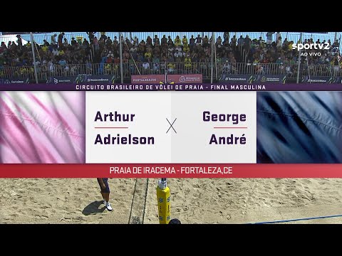 CIRC. BRAS. VÔLEI DE PRAIA 2023 - FINAL TOP 12 - ARTHUR & ADRIELSON X GEORGE & ANDRÉ - FORTALEZA/CE
