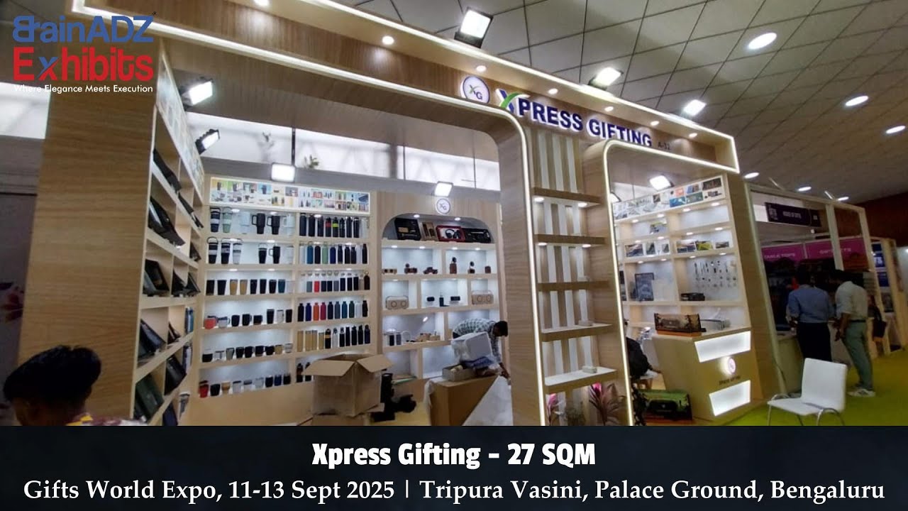 Xpress Gifting at Gifts World Expo 2025 – Designed & Built by BrainADZ Exhibits
