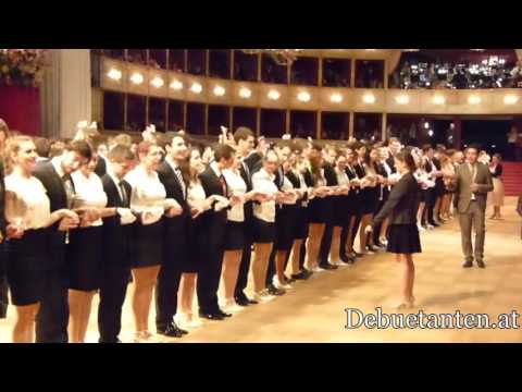 Vierter Durchlauf des zweiten Teils der Eröffnung - Generalprobe Wiener Opernball 03.02.2016