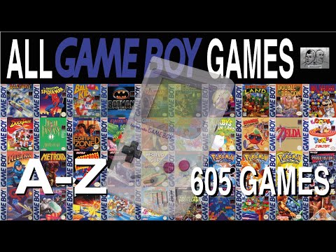 All Game Boy Games A-Z - 605 Games (US/EU) Every Game - Nintendo Gameboy
