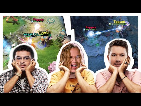 When Topson meets Puppey & Ammar in RANKED 🏃🏃🏃