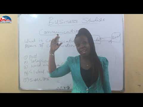 Business Studies. What Is Communication And Means Of Communication. Episode 7 Jss3