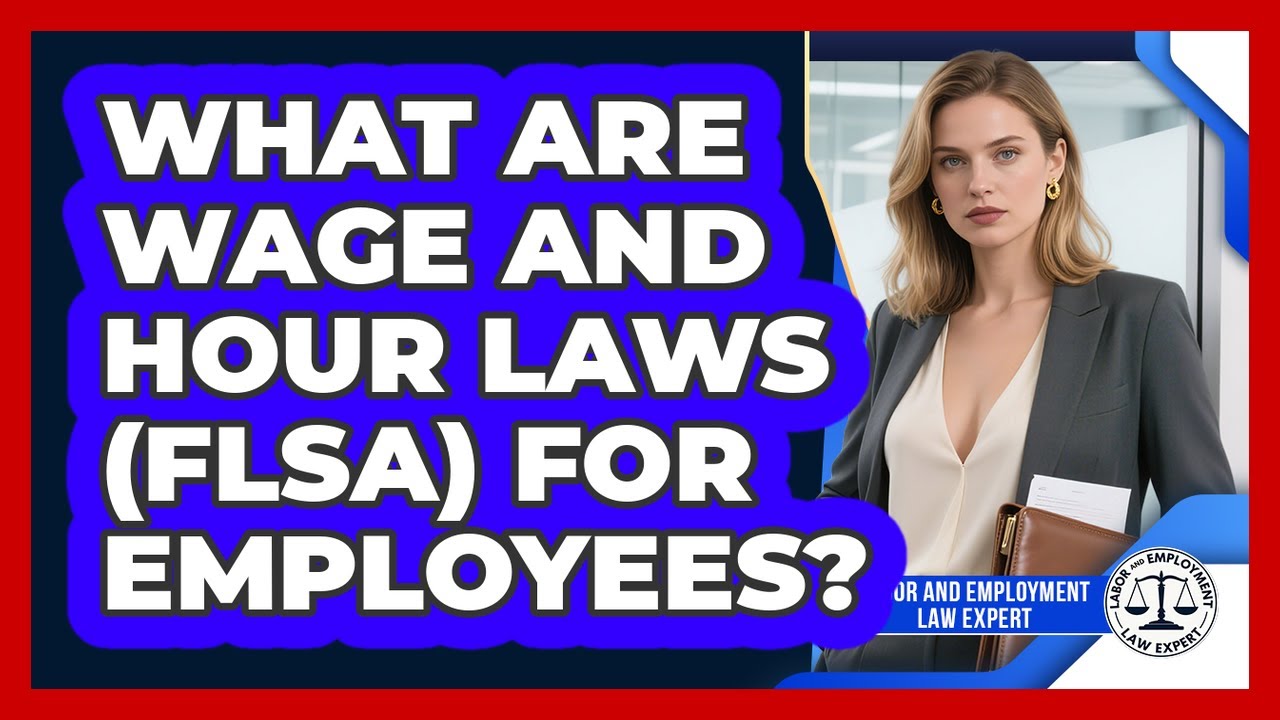 What Are Wage And Hour Laws (FLSA) For Employees? - Labor and Employment Law Expert