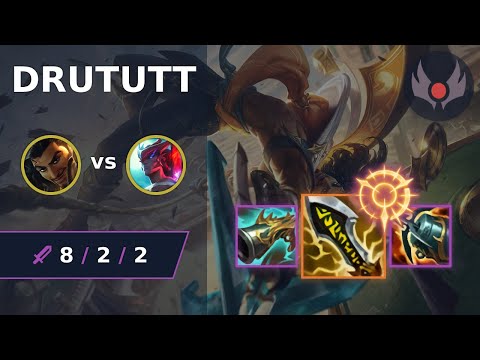 [ drututt ] Akshan TOP vs Yone | EUW GRANDMASTER | LOL Season 2023