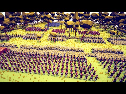CAN 160x ENEMY CLEAR BRITISH ARMY CAMP? - Totally Accurate Battle Simulator TABS