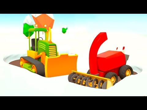 Helper Cars Winter Episodes: Cars Cartoons - Construction Vehicles & Cars for Kids