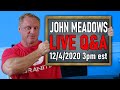 LIVE Q&A with John Meadows | Olympia 2020 | Training | Food | & More