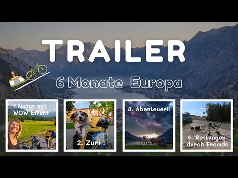 Fahrradreise als Frau mit Hund 6 Monate durch Europa / Bike Touring Europe