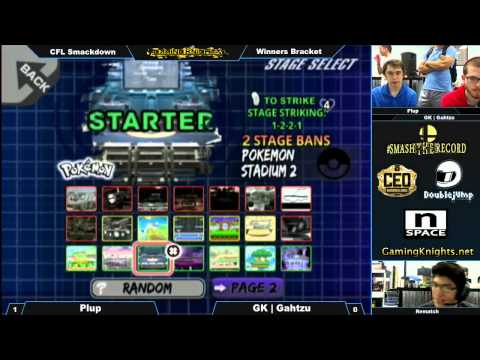 CFL Smackdown 10/21 - GK Gahtzu vs  Plup -  PM Winners