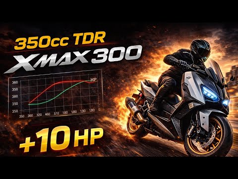 Yamaha XMAX 300 — 350cc TDR 76mm Big Bore Kit & Custom ECU Remap