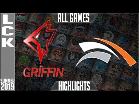 GRF vs HLE Highlights ALL GAMES | LCK Summer 2019 Week 10 Day 4 | Griffin vs Hanwah Life Esports
