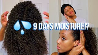 9 DAYS OF MOISTURE!? | A Week In My Hair | PowerInYourCurl
