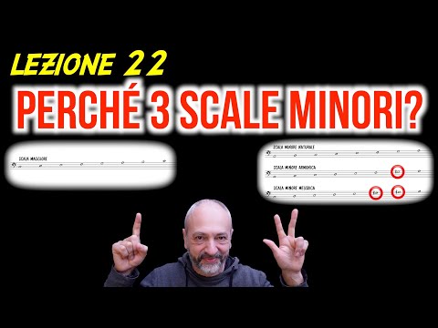 Le tre scale minori: naturale, armonica e melodica spiegate