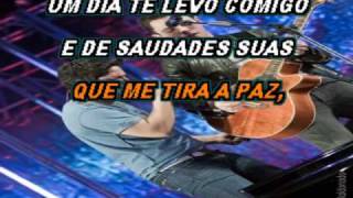 Jorge e Mateus Um Dia Te Levo Comigo Sol karaoke CDG