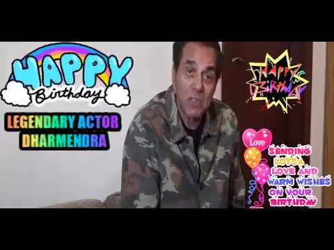 Happy Birthday LEGENDARY Actor Dharmendra|Best wishes from LEGENDARY Actor  PREM CHOPRA,