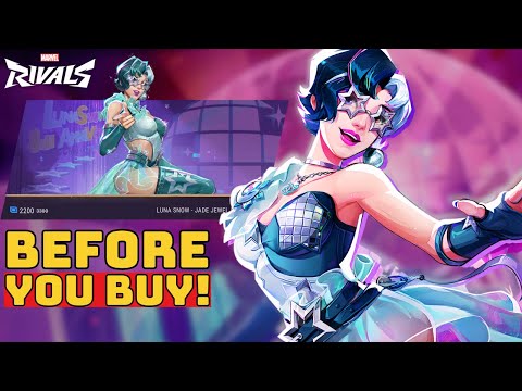 Luna Snow Jade Jewel Skin Showcase - Marvel Rivals | Before You Buy