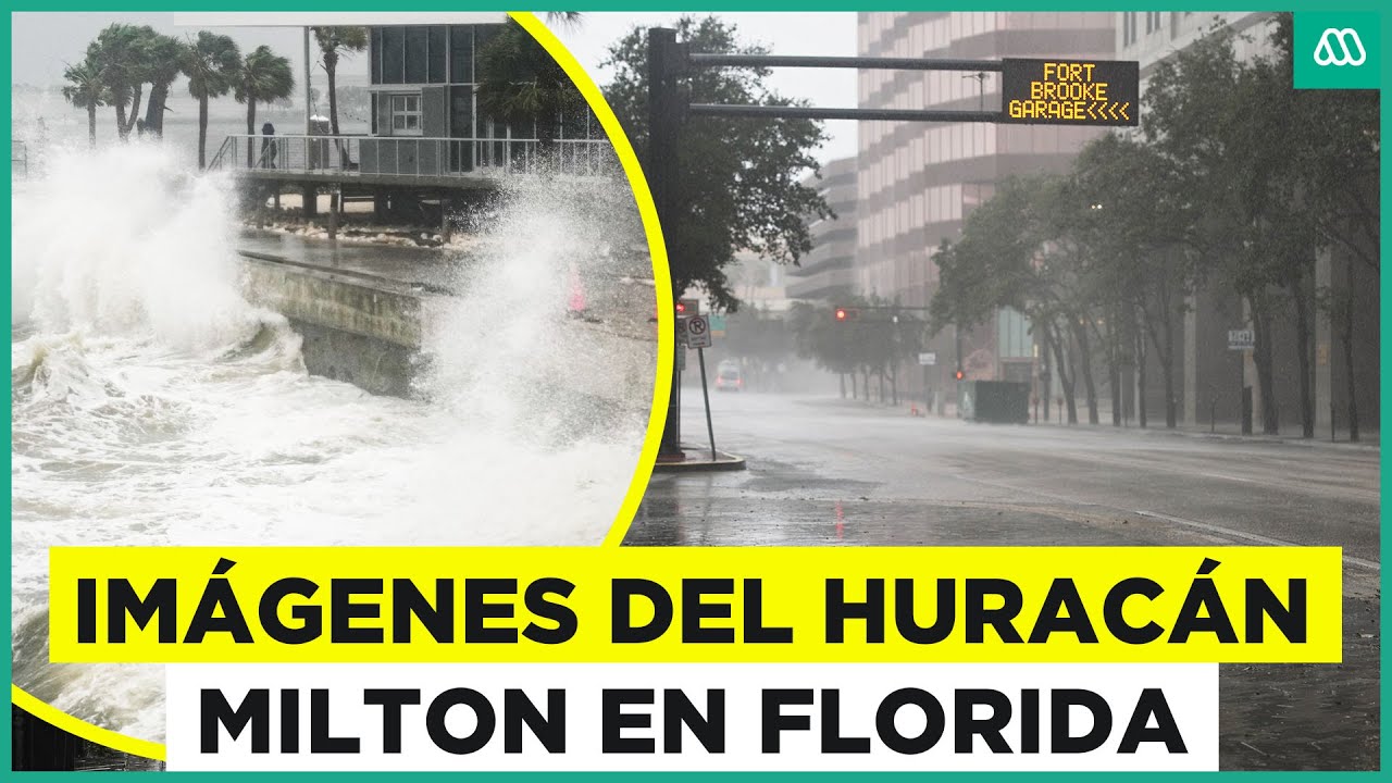 Potente Huracán Milton toca tierra: Los registros de su llegada a Florida