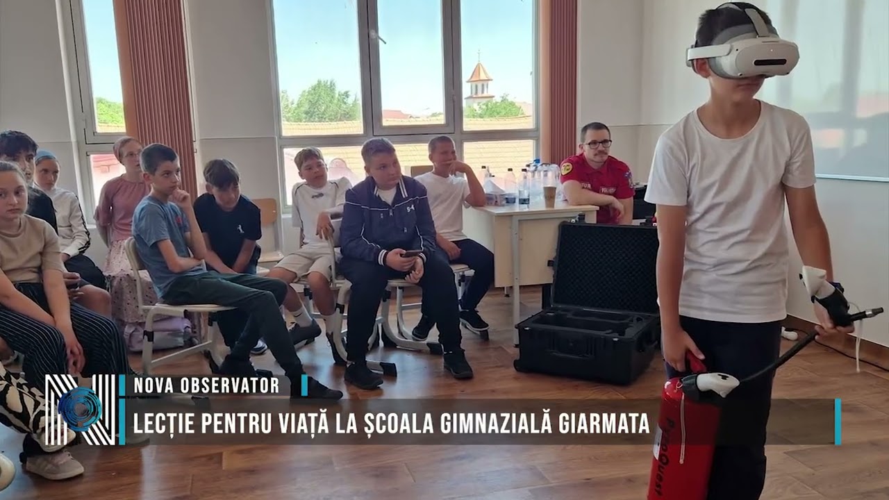 Lecție pentru viață la Școala Gimnazială Giarmata