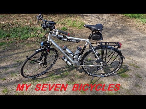 Zeven verschillende fietsen , Koga , Batavus and Trek