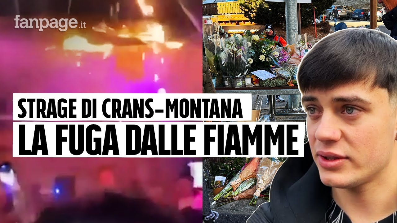 Strage Capodanno in Svizzera, il racconto di chi si è salvato: “Gente bruciata e urla strazianti”