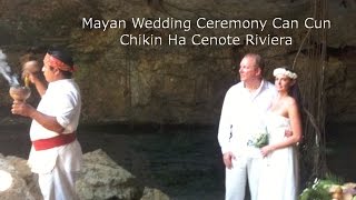 preview picture of video 'Cenote Trash The Dress Mayan Wedding Ceremony in Cancun'