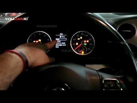 2009-2016 Volkswagen Tiguan - How to Set Clock Time via Instrument Cluster