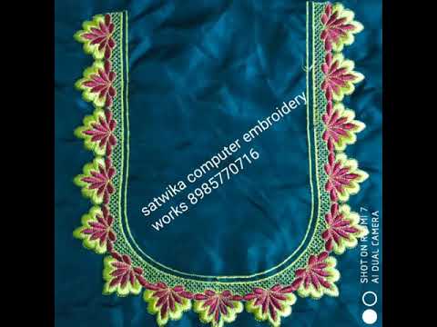 #satwika computer embroidery works## kakinada.