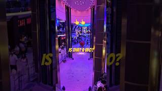 Is that a UFO on the Royal Promenade or something else?  #royalcaribbean #travel #symphonyoftheseas