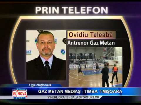 Gaz Metan joaca cu Timba Timisoara - novatv.ro