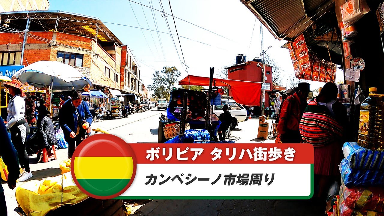 【ボリビア】タリハ⑩カンペシーノ市場周り