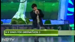 KK singing Pyaar Ke Pal at NDTV Greenathon 3.mp4